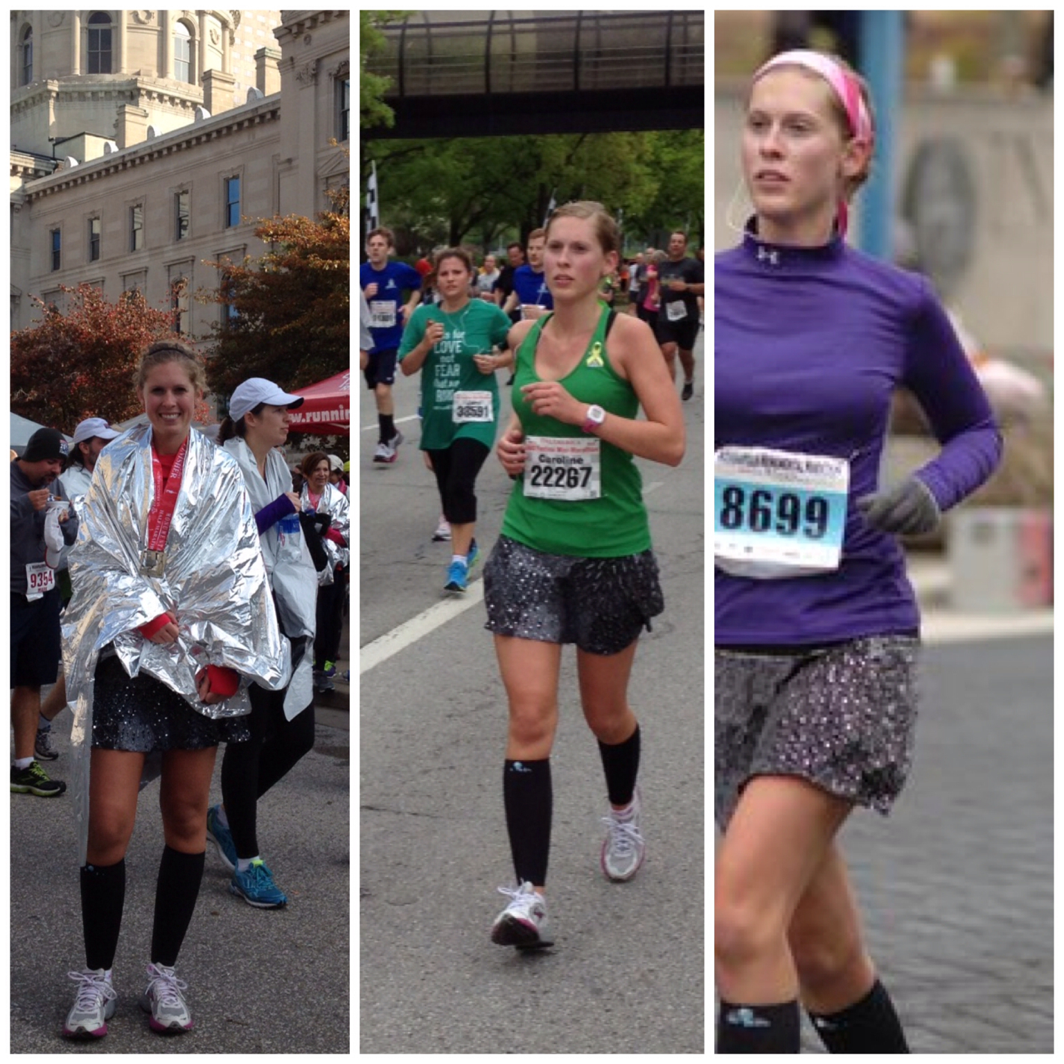 running with compression sleeves